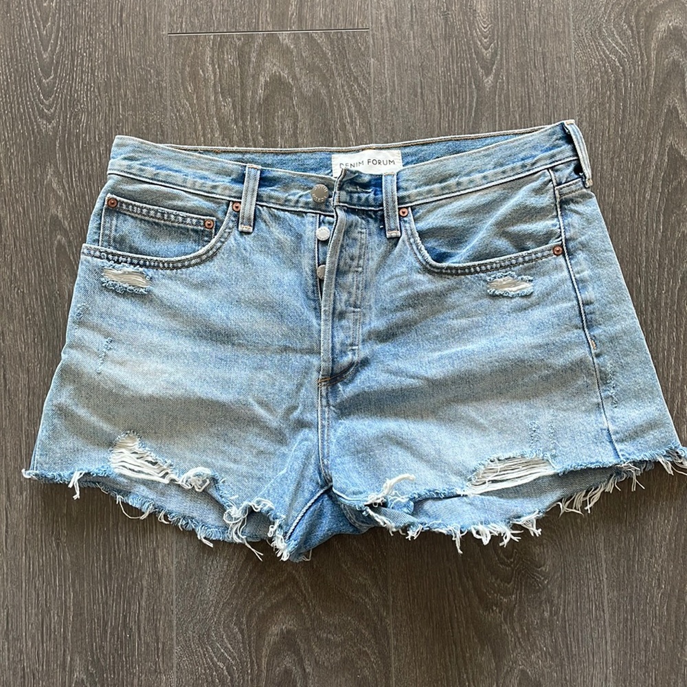 Aritzia Denim Forum Shorts